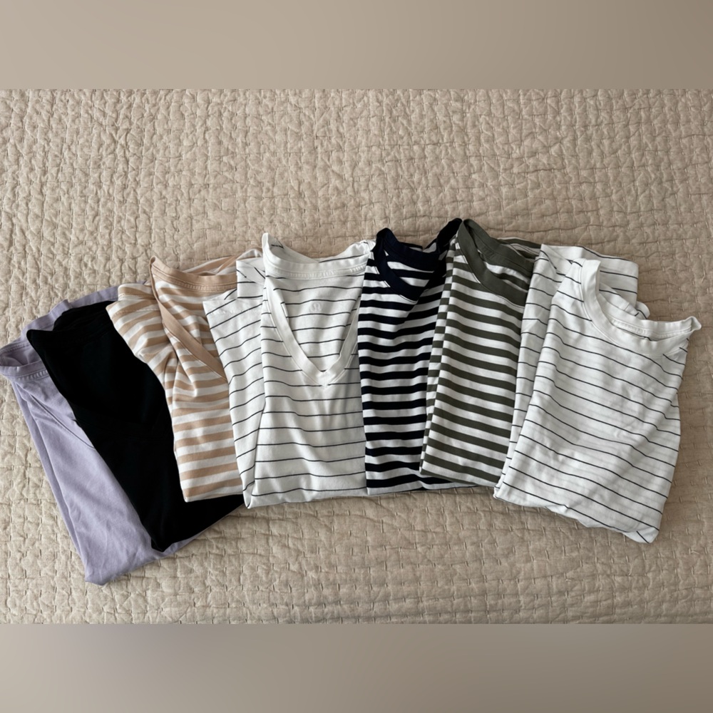 Set of Lululemon Love Tees, Size 6